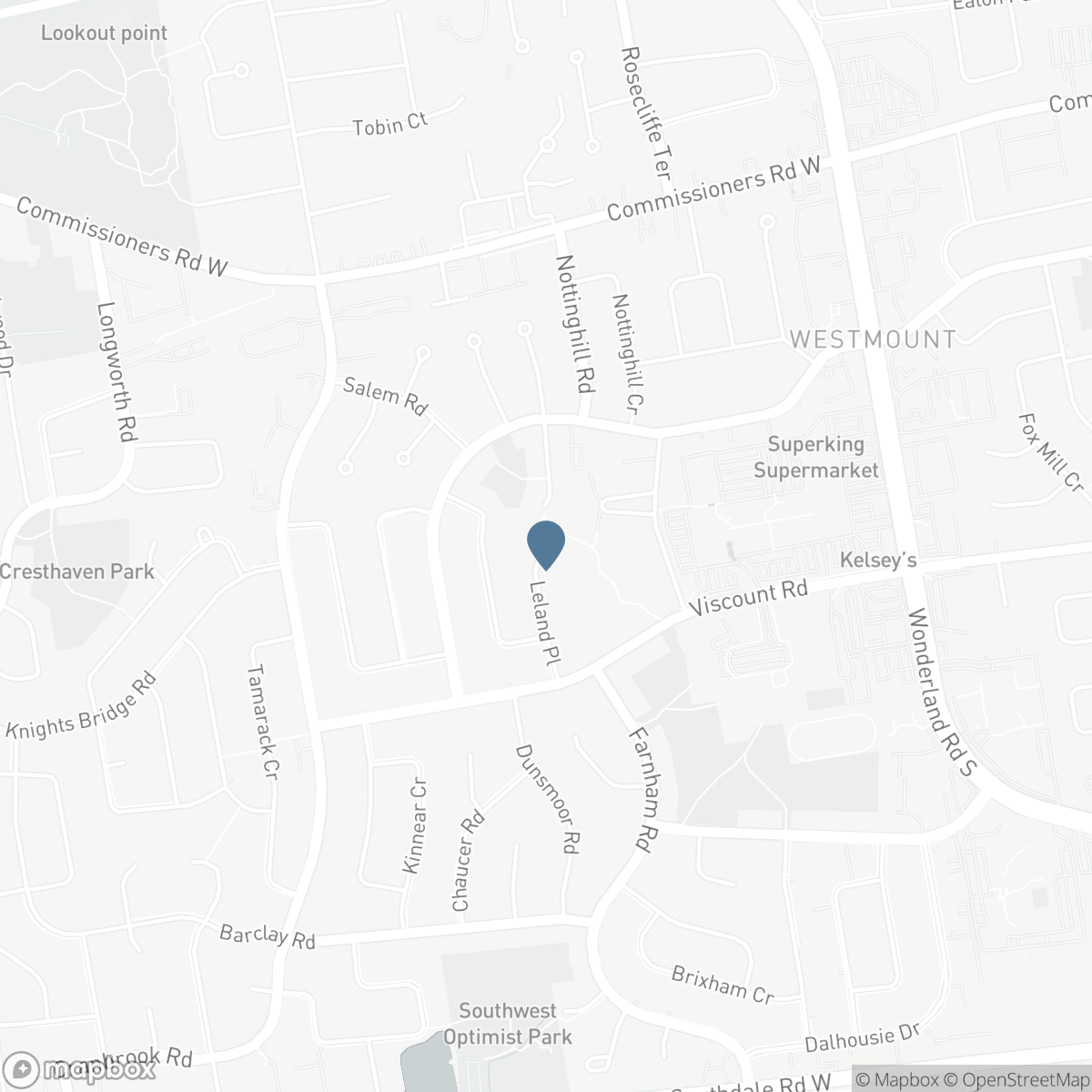 40 LELAND PLACE, London, Ontario N6K 1S6